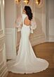 Mori Lee 15077 Terri Bishop Sleeve Cutout Back Bridal Gown