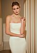 Mori Lee 15079 Teagan Bishop Sleeve Cowl Neck Bridal Gown