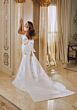 Mori Lee 2641 Rapunzel Back Bow Embroidered Strap Wedding Dress