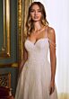Mori Lee 2644 Rania A-Line Cold-Shoulder Strap Wedding Gown