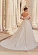 Mori Lee 2646 Rebecca Draped Sleeve Ruched Bodice Wedding Gown