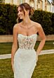 Mori Lee 2652 Rashida Strapless Illusion Bodice Wedding Gown