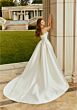 Mori Lee 2656 Rhonda Strapless Pleated Overskirt Bridal Dress