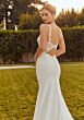 Mori Lee 2658 Raquel Plunging Neck Petal Train Bridal Dress