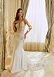 Mori Lee 2658 Raquel Plunging Neck Petal Train Bridal Dress