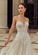 Mori Lee 2660 Regina Godet Skirt Sweetheart Neck Bridal Dress