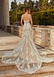 Mori Lee 2662 Raya Petal Train Corset Bodice Bridal Dress