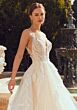 Mori Lee 2663 Ravena Illusion Back Plunging Neck Bridal Dress