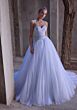 Mori Lee 1400 Analisa Scalloped Drop Waist Ruched Top Wedding Dress
