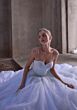 Mori Lee 1400 Analisa Scalloped Drop Waist Ruched Top Wedding Dress