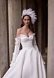 Mori Lee 1401 Arete Back Bow Off The Shoulder Wedding Dress