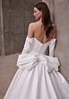 Mori Lee 1401 Arete Back Bow Off The Shoulder Wedding Dress