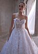 Mori Lee 1402 Aris Chapel Train Sweetheart Neck Lace Wedding Dress