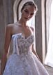 Mori Lee 1402 Aris Chapel Train Sweetheart Neck Lace Wedding Dress