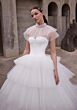 Mori Lee 1403 Danae Tiered Ruffle Skirt Spaghetti Strap Wedding Gown