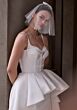 Mori Lee 1406 Callistae Removable Peplum Sweetheart Neck Bridal Dress