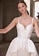Mori Lee 1406 Callistae Removable Peplum Sweetheart Neck Bridal Dress