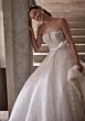 Mori Lee 1409 Astraia Plunging Neck Sheer Topper Bridal Gown