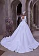 Mori Lee 1410 Zephira Pleated Overskirt Square Neck Bridal Gown