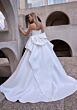 Mori Lee 2900 Ariadne Back Bow Peplum Waist Wedding Dress