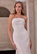 Mori Lee 2905 Atalanta Strapless Back Bow Wedding Dress
