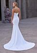Mori Lee 2907 Eleni High Slit Back Button Wedding Dress