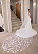 Mori Lee 2908 Xanthe Slim Strap High Slit Wedding Dress