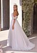 Mori Lee 2910 Levana Off The Shoulder Ruched Bodice Wedding Dress