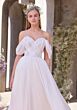 Mori Lee 2910 Levana Off The Shoulder Ruched Bodice Wedding Dress