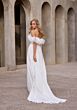 Mori Lee 2913 Calliope Rosette Off The Shoulder Wedding Dress