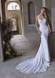 Mori Lee 2914 Finnli Halter Strap Corset Bodice Wedding Dress