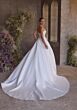 Mori Lee 2915 Clio Scoop Neck Satin Skirt Wedding Dress