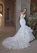 Mori Lee 2916 Demetra Sleeveless V-Neck Mermaid Wedding Dress