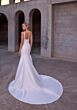 Mori Lee 2918 Eudora Sleeveless Square Neck Overskirt Wedding Dress