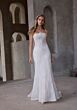 Mori Lee 2920 Galatea Pearl-Beaded Spaghetti Strap Wedding Dress