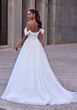 Mori Lee 2923 Helene Cowl Back Beaded Sweetheart Neck Wedding Dress