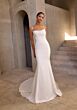 Mori Lee 2924 Alia Beaded Neck Spaghetti Strap Wedding Dress