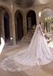 Mori Lee 2925 Leda Detachable Bow Square Neck Wedding Gown