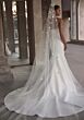 Mori Lee 2931 Iana Lace-Up Back Floral Draped Bodice Wedding Gown