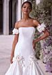 Mori Lee 2932 Ophelia Godet Skirt Back Button Wedding Gown
