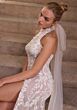Mori Lee 2936 Kali High Slit Halter Neck Wedding Gown