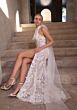 Mori Lee 2936 Kali High Slit Halter Neck Wedding Gown