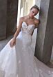 Mori Lee 2938 Rey Off-The-Shoulder Floral Sweetheart Neck Wedding Gown
