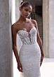 Mori Lee 2940 Vasiliki Lace Long Sleeve Corset Bodice Wedding Gown