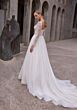 Mori Lee 2943 Alethea Ruched Sleeve Corset Bodice Wedding Gown