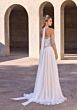 Mori Lee 2944 Amara Cowl Neck Pleated A-Line Skirt Wedding Gown