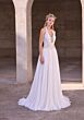 Mori Lee 2944 Amara Cowl Neck Pleated A-Line Skirt Wedding Gown
