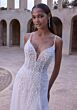 Mori Lee 2946 Charis Beaded A-Line Plunging Neck Wedding Gown