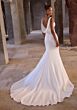 Mori Lee 2948 Eirene Cowl Back V-Neck Wedding Gown