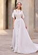 Mori Lee 2950 Galene Jewel Neck Cutout A-Line Bridal Dress